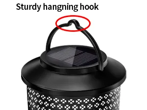 Butterfly Hollowed-out Solar Projection Lantern