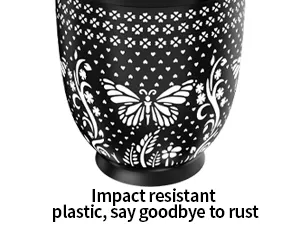 Butterfly Hollowed-out Solar Projection Lantern