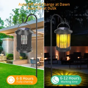 Outdoor solar garden light with LED, waterproof design