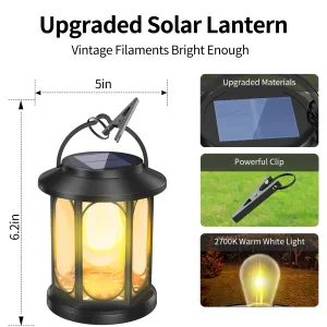 Dimensions of solar lawn light with ground spike and solar panel