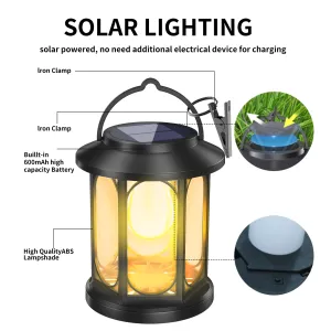 Outdoor solar garden light with LED, waterproof design