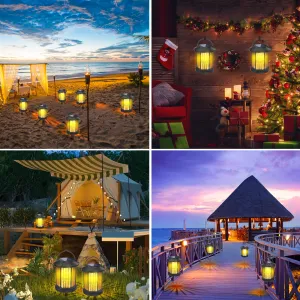 Outdoor solar garden light with LED, waterproof design