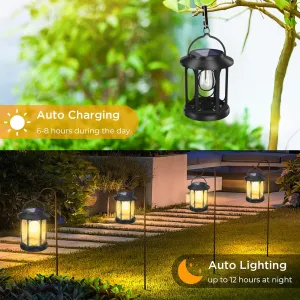 Outdoor solar garden light with LED, waterproof design
