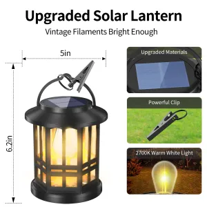 Dimensions of solar lawn light with ground spike and solar panel