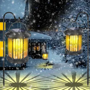Outdoor solar garden light with LED, waterproof design