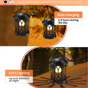 Arc-shaped Hollow-out With Bulb Solar Palace Light