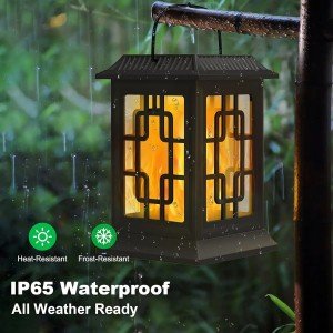 Outdoor solar garden light with LED, waterproof design