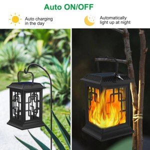 Outdoor solar garden light with LED, waterproof design