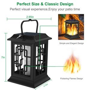Outdoor solar garden light with LED, waterproof design
