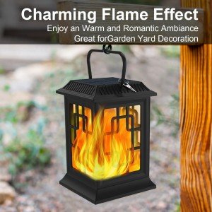 Outdoor solar garden light with LED, waterproof design