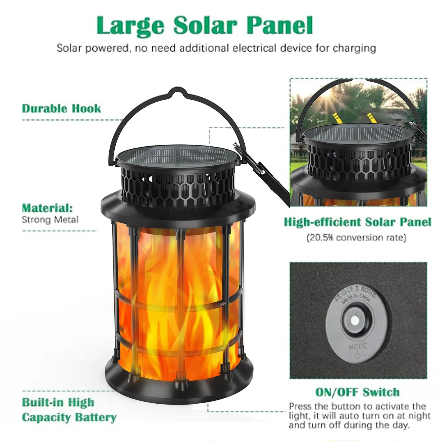 Classic Honeycomb-top Design Solar Palace Light