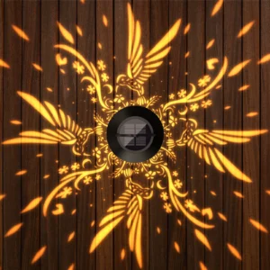Bird Hollowed-out Solar Projection Lantern