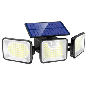 Wall lamp solar light mounted on outdoor brick wall, waterproof with LED and motion sensor