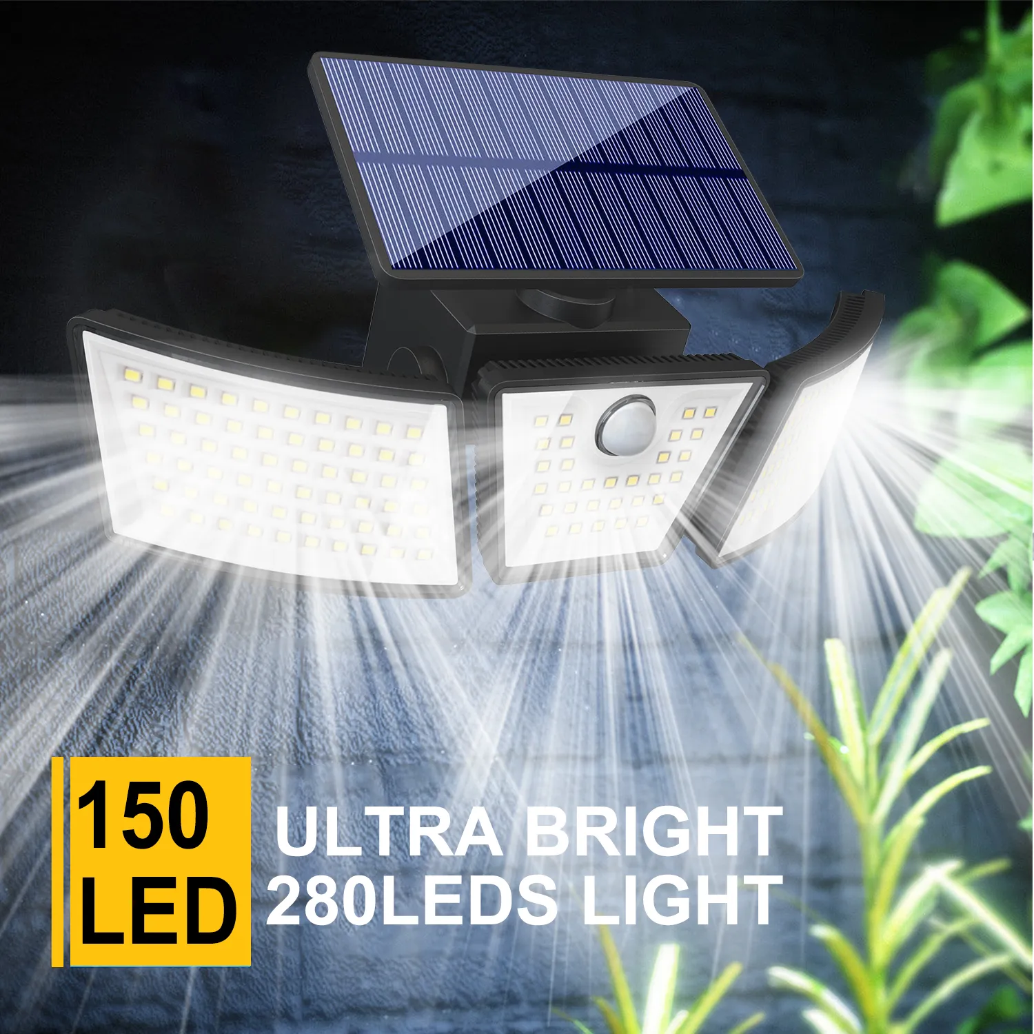Sconce Wall Light with Smart Outdoor Solar Lights - Image 6