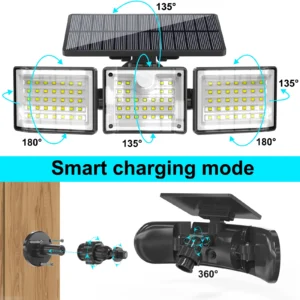 Person installing wireless solar wall light with screwdriver