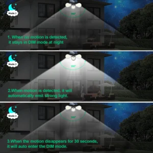 Outdoor wall lighting fixture mounted on garden fence, solar-powered with LED glow at night