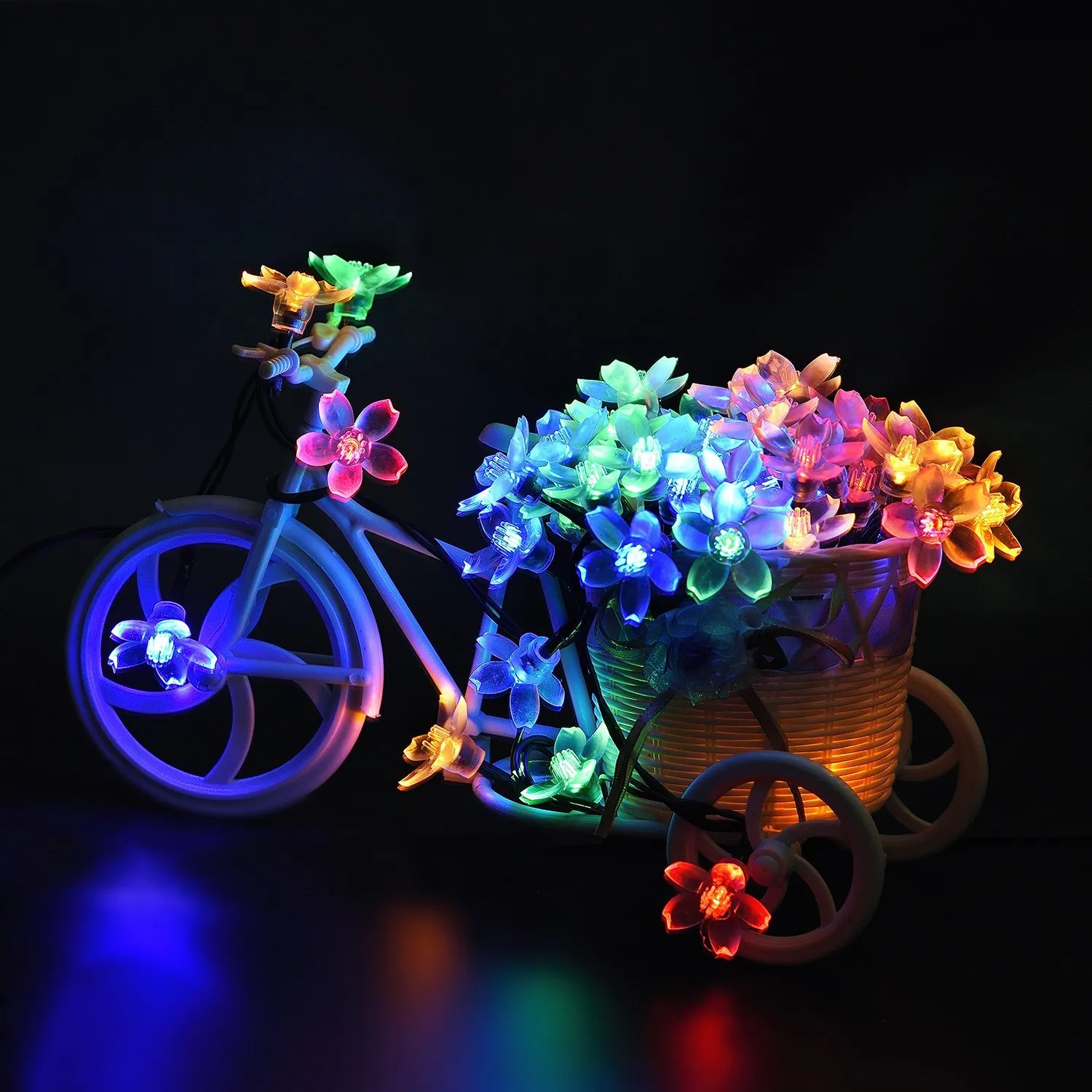 commercial outdoor peach blossom string lights supplier