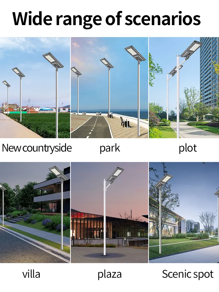 Application scenarios of solar street lamps