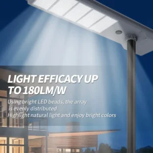 LED street lights efficacy up to 180LM/W