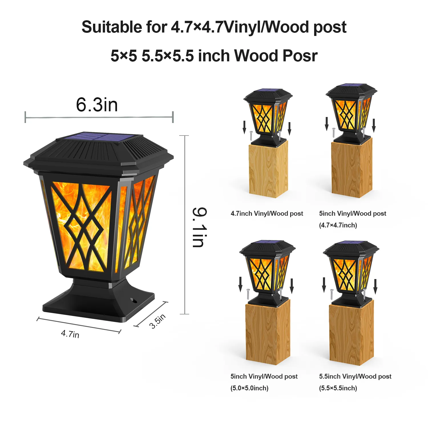 Elegant Solar Energy Garden Lantern for a Magical Ambiance - Image 7