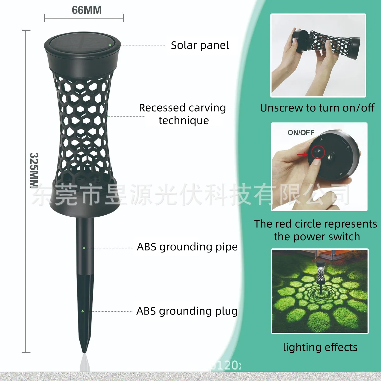 Color-Changing Solar Stake Lights - Effortless Garden Decor - Image 2