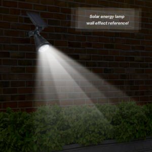 Ground plug lights can be inserted into the lawn or installed on the wall