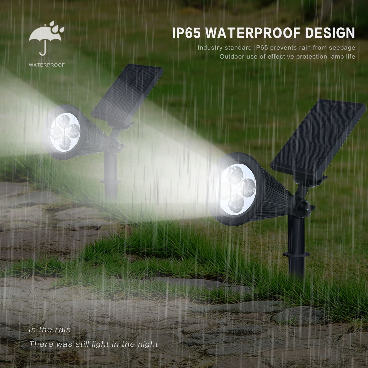The waterproof flip-top plug lamp can resist extreme environments