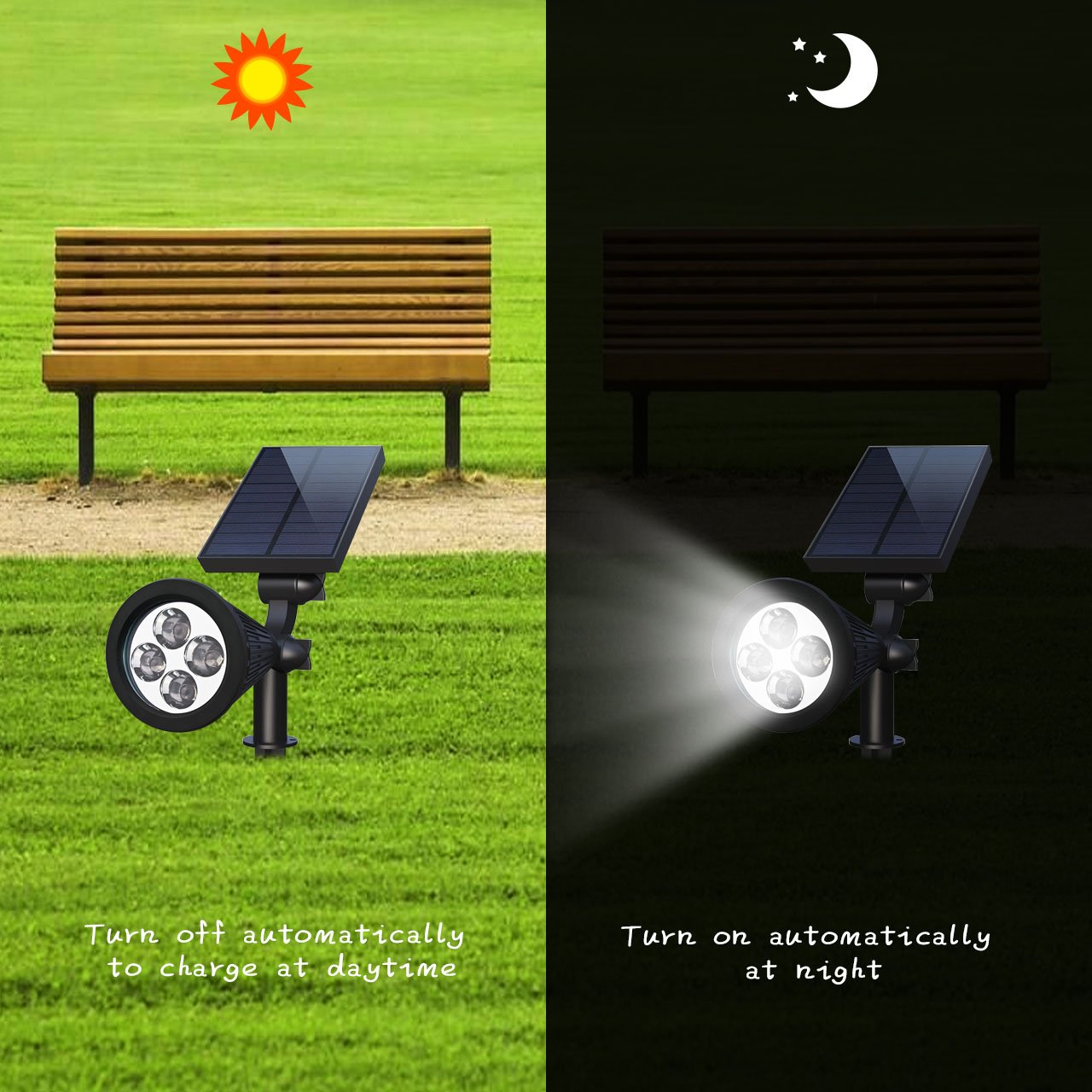 Flip-Top Lawn Light: Illuminate Your Nights, Sustainably - Image 4