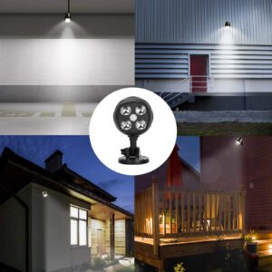 The wide application scenarios of 4-LED spotlights: garages, corridors, and courtyards