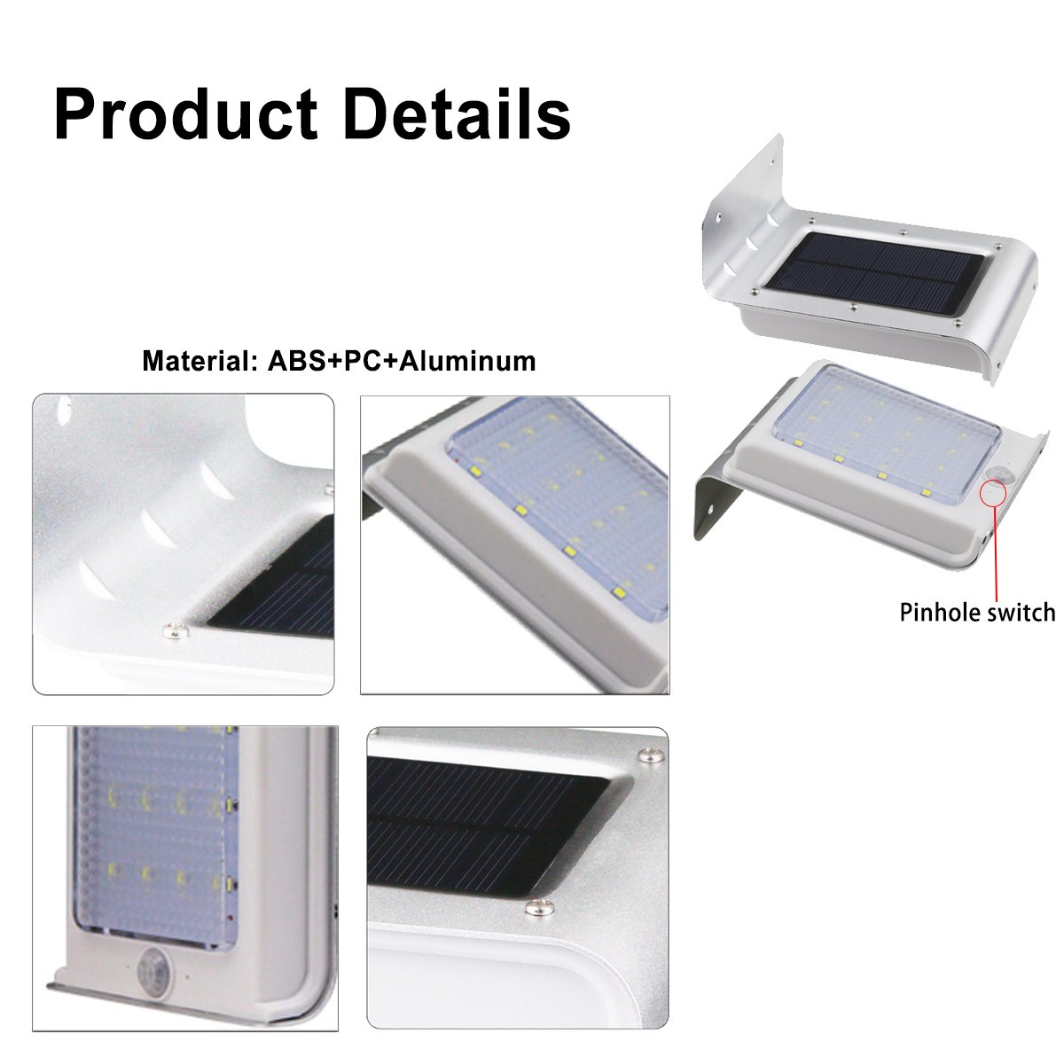 Solar Light Control Wall Light – Energy-Efficient Security Lamp - Image 5
