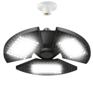 Ultra-Bright LED Garage Floodlight with Standard E26 Base
