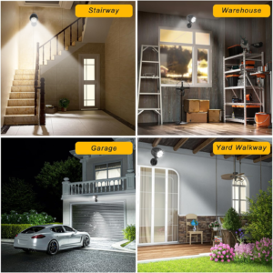 The wide application scenarios of battery-powered sensor spotlights: staircases, storage rooms, and garages