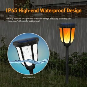 Decorative torch lamp with industry standard IP65 high-end waterproof design