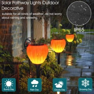 Outdoor waterproof path decorative lights, fearless of any weather