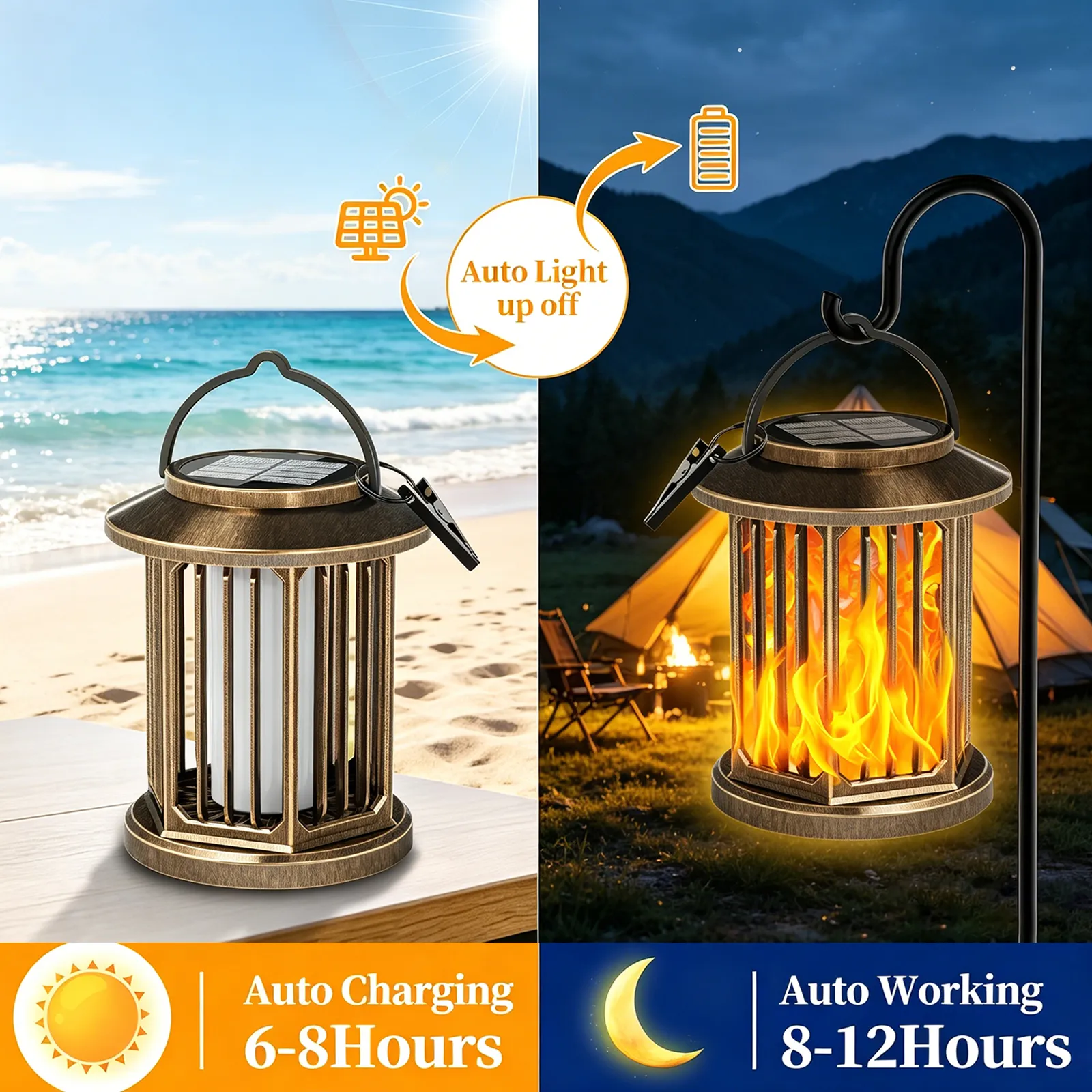 Antique Bronze Garden Palace lights - Image 3