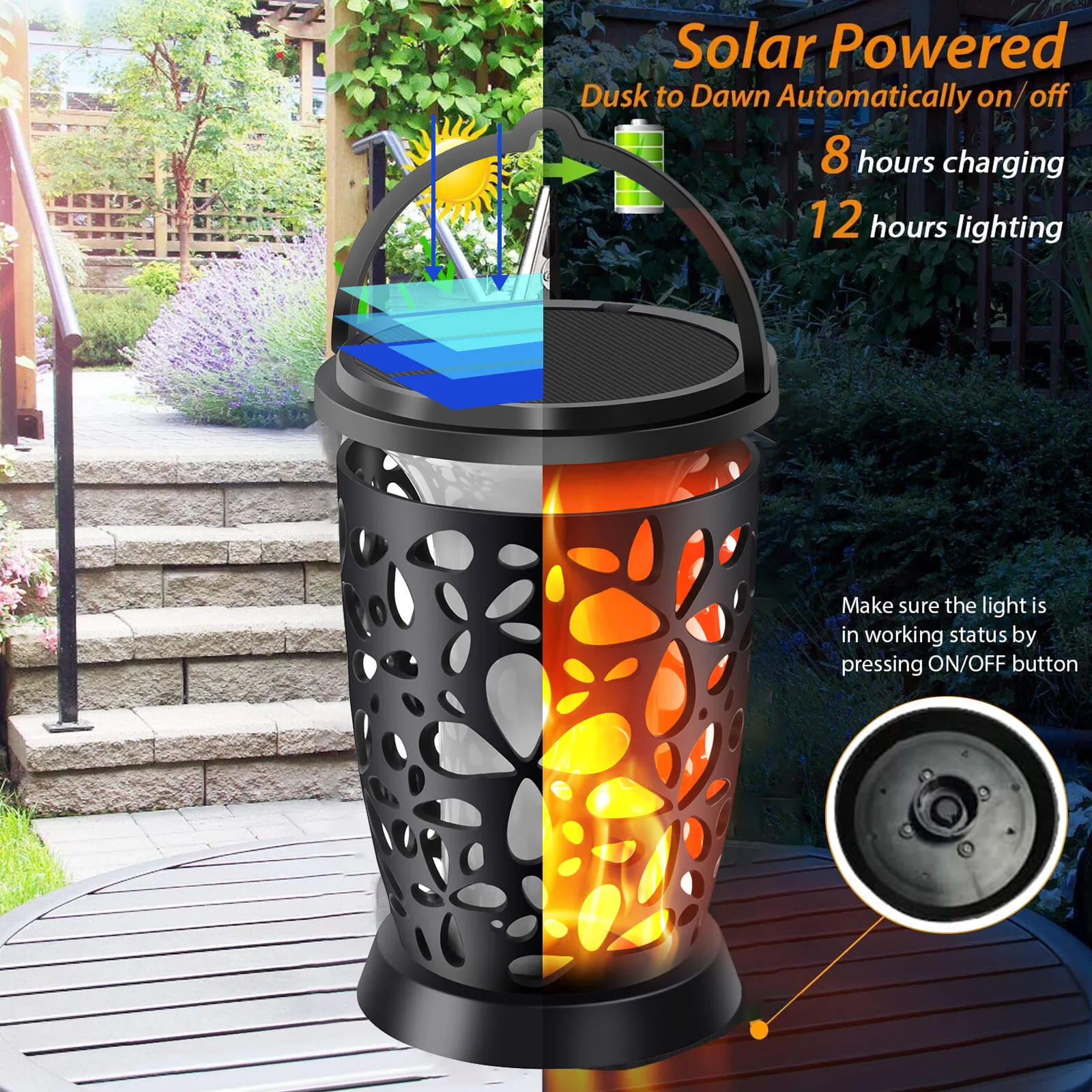Decorative LED Flower-Patterned Palace Lights - Image 3