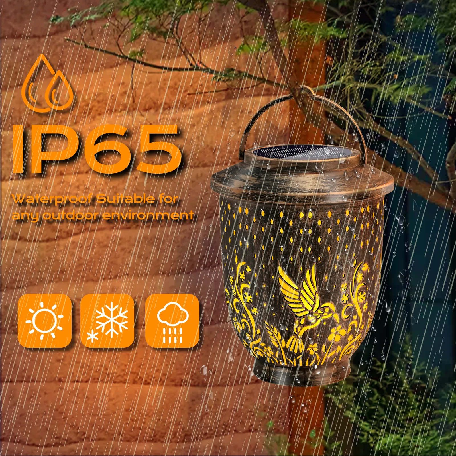 Outdoor Decorative Bronze Bird Projection Light - Image 3